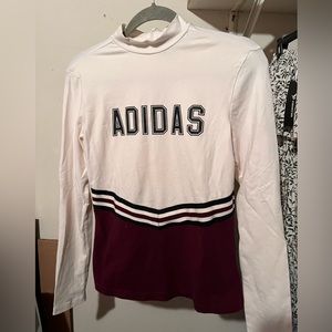 Unique Adidas mock neck top